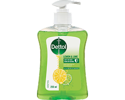 Dettol Antibacterial Lemon & Lime Soft On Skin Hand Wash