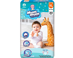 Mum Mum Disposable Baby Diaper XL (12-17 KG) - 30 pcs