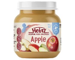 Heinz® Apple Baby Food Jar 4+ months 110g