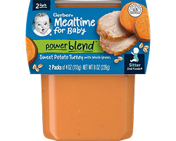 Gerber Mealtime for Baby 2nd Foods PowerBlend Baby Food