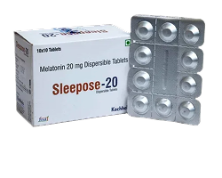 Sleepose 20mg (Melatonin) Packaging Type: 10x10