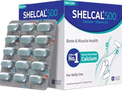 Shelcal 500mg Strip Of 15 Tablets